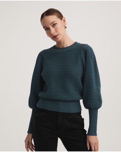 Witchery Full Sleeve Textured Knit