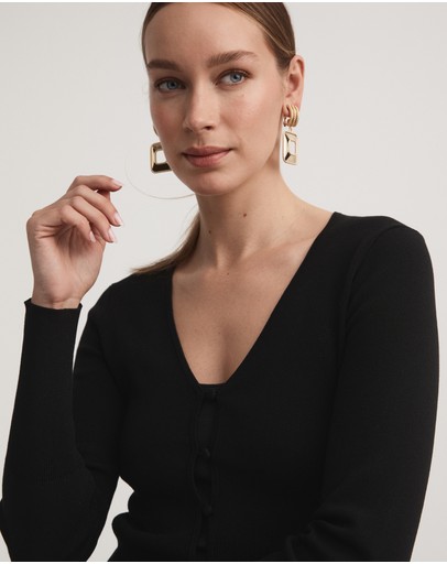 Witchery Knit Button Cardigan