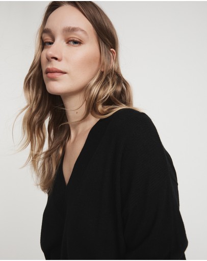 Witchery Wool Blend Fine V Neck Knit