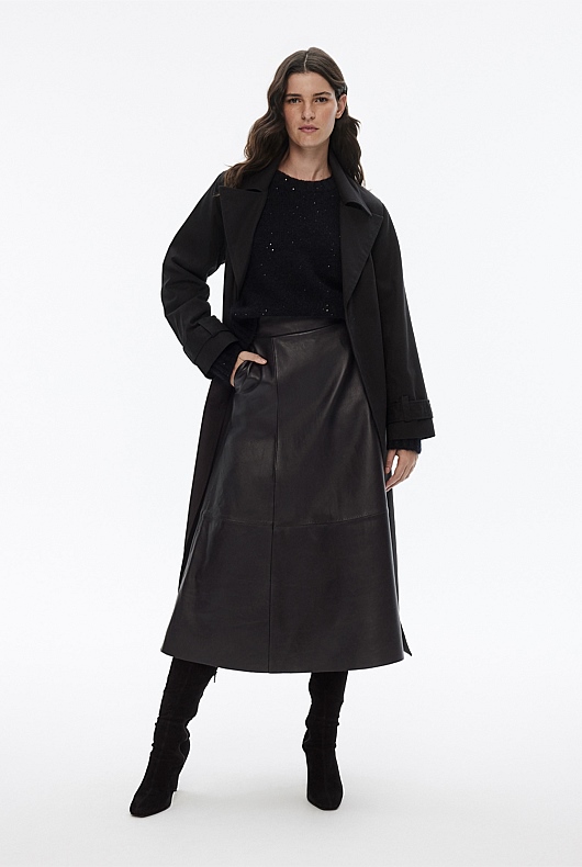 Classic Trench Coat - Black