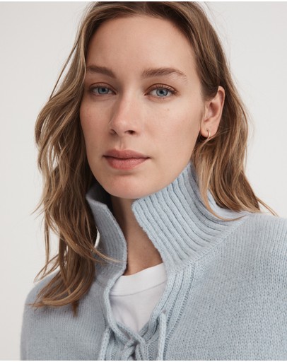 Witchery Tie Neck Knit