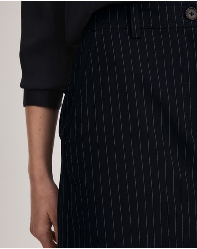 Witchery Pinstripe Mini Skirt