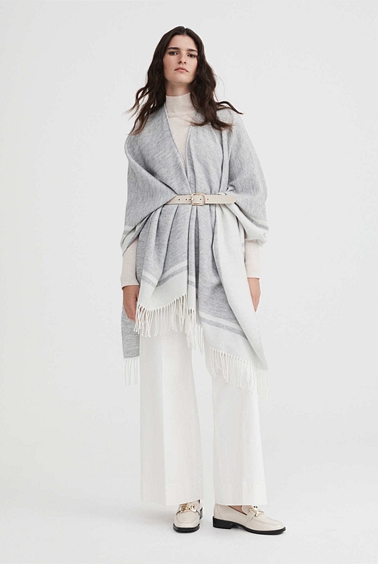 Stripe Wrap - Grey