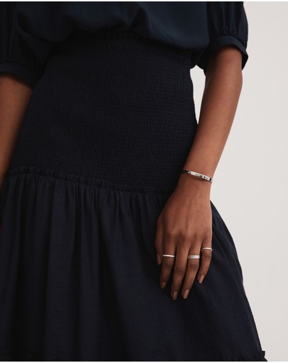 Witchery Texture Shirred Tiered Skirt