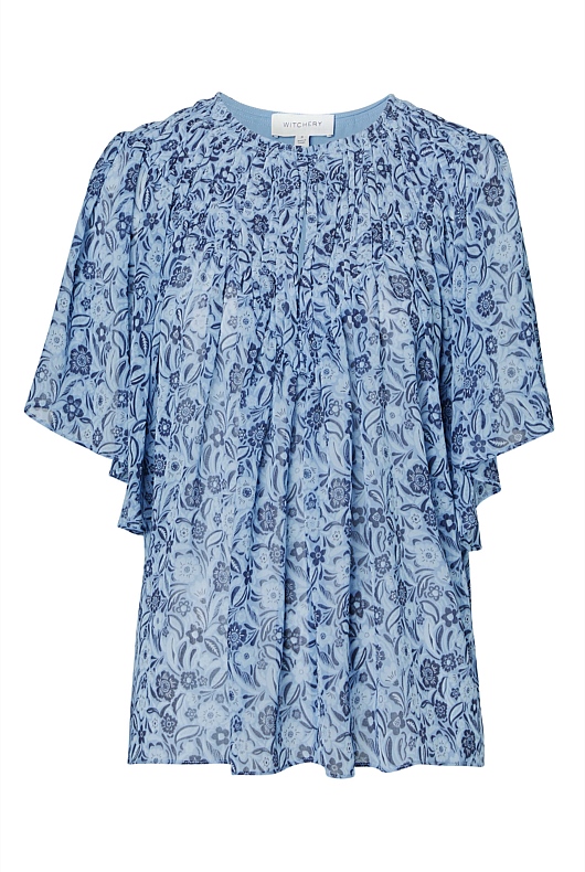 Ditsy Daisy Print Blouse - Airlie