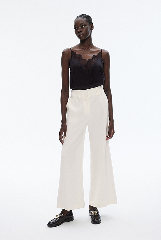 Classic Wide Leg Pant - Marshmallow