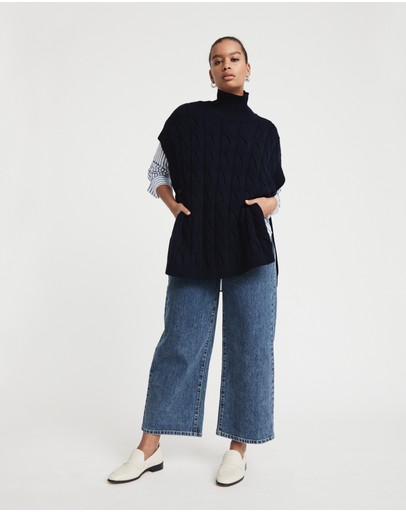 Witchery Cable Knit Tabard