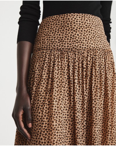 Witchery Mini Animal Print Skirt