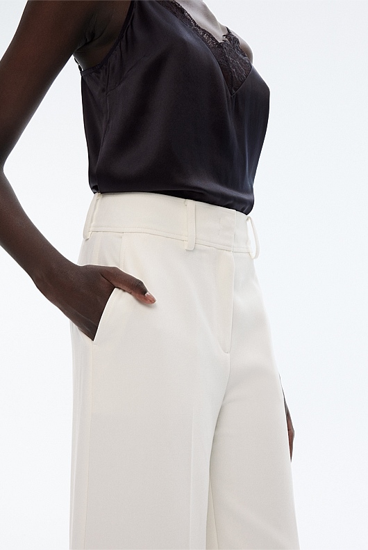 Classic Wide Leg Pant - Marshmallow