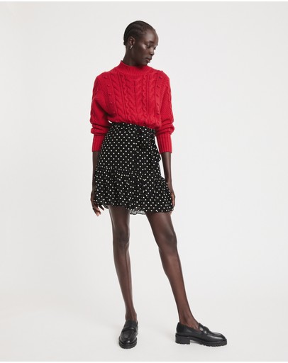 Witchery Small Spot Mini Skirt