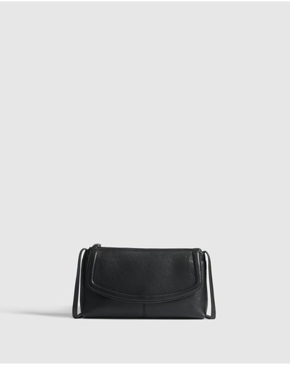 Witchery Margot Pebbled Leather Sling Bag