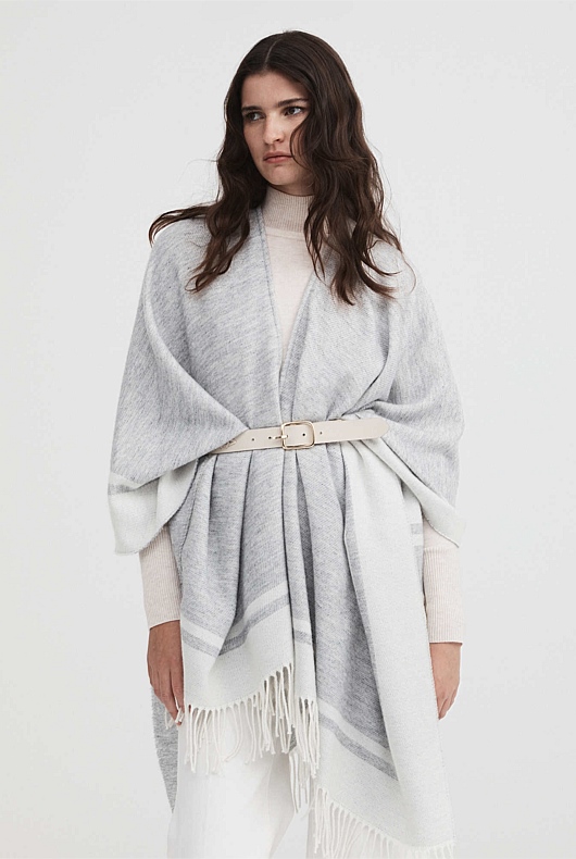 Stripe Wrap - Grey