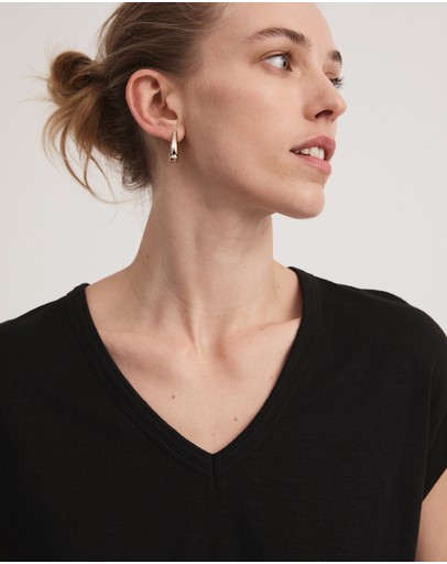 Witchery Linen V Neck Tee