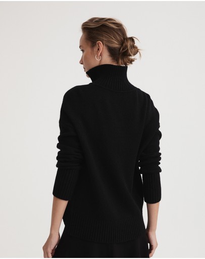 Witchery Tie Neck Knit