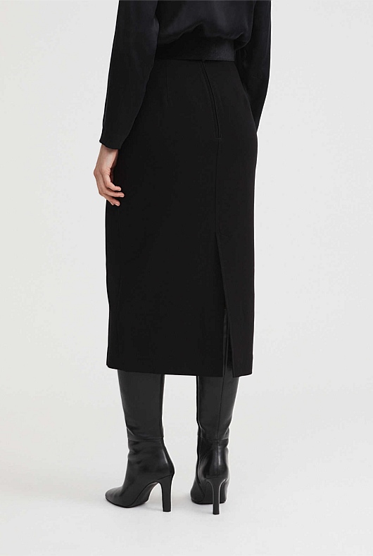 Classic Pencil Skirt - Black