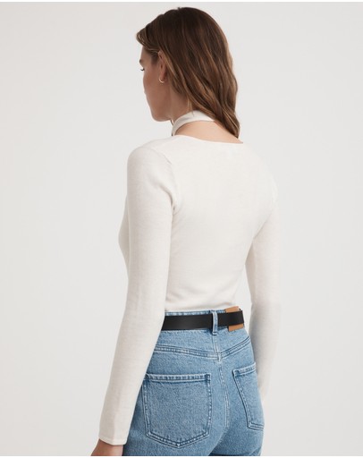 Witchery Cross Front Knit