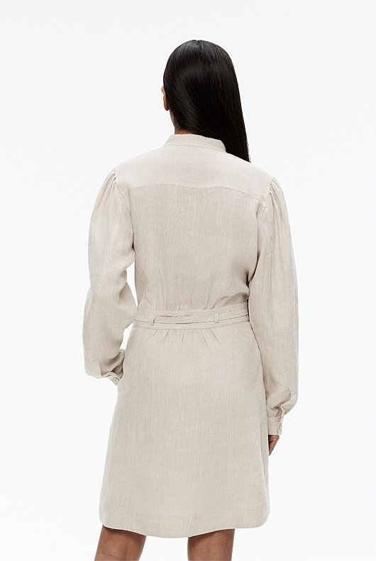 Hemp Utility Dress - Flax