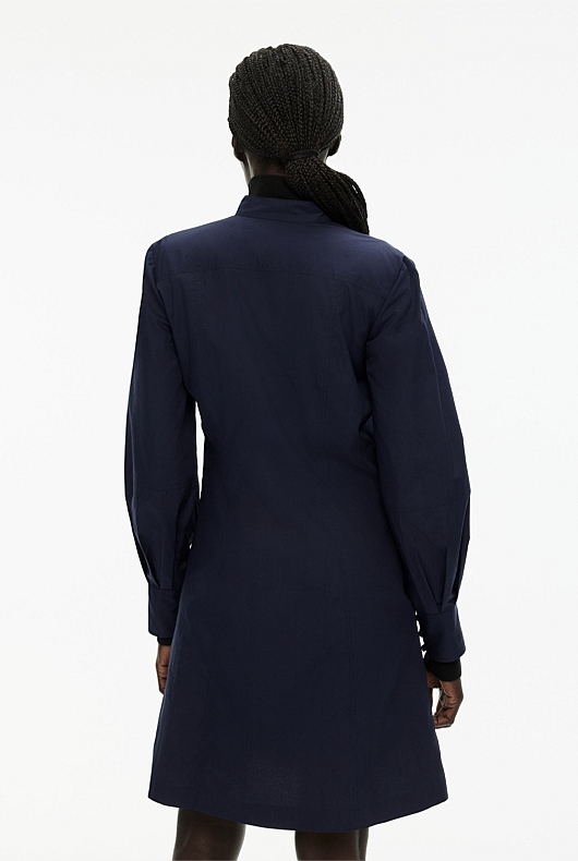 Seam Detail Mini Dress - Blue Night