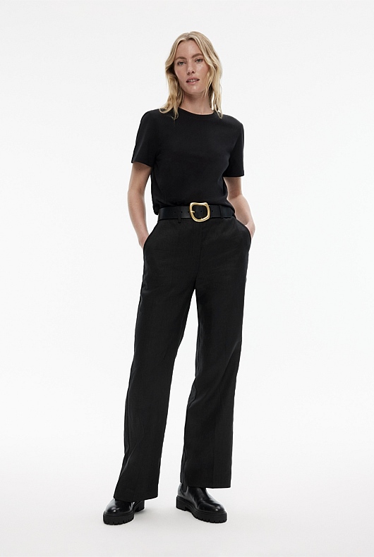 Staple Cotton Crew - Black