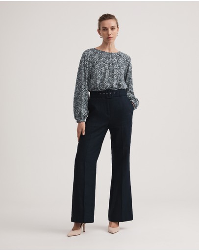 Witchery Ponte Geo Print Top