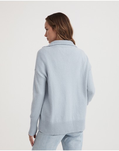 Witchery Tie Neck Knit