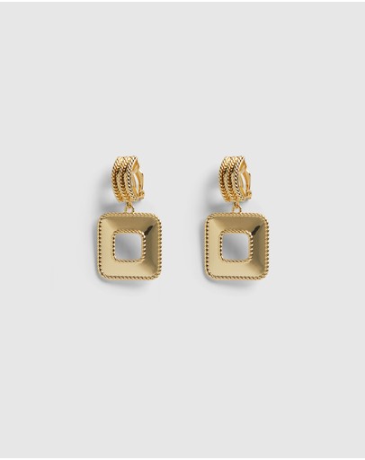 Witchery Twist Metal Drop Earring