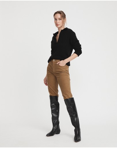 Witchery Henley Lofty Knit