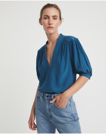 Witchery Yoke Shoulder Blouse