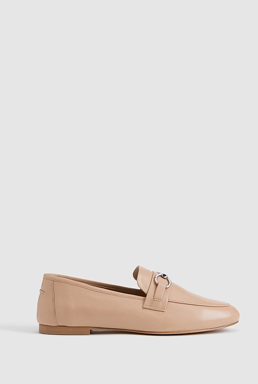 Snaffle Leather Loafer - Acorn