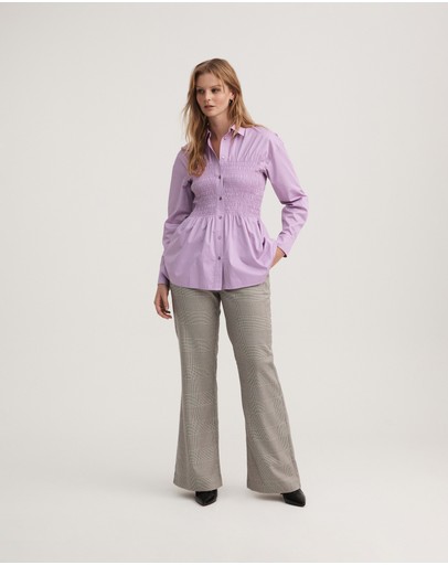 Witchery Shirred Waist Shirt