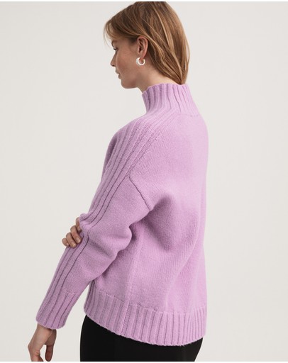 Witchery Rib Sleeve Knit