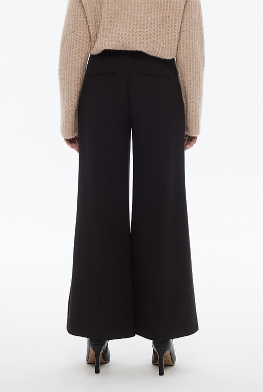 Classic Wide Leg Pant - Black