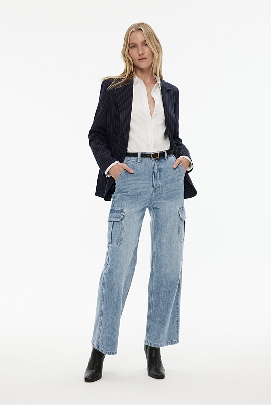 Slim Cotton Shirt - Pure White