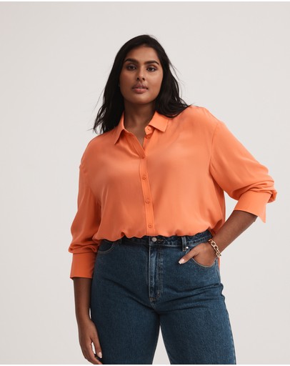 Witchery Relaxed Silk Shirt