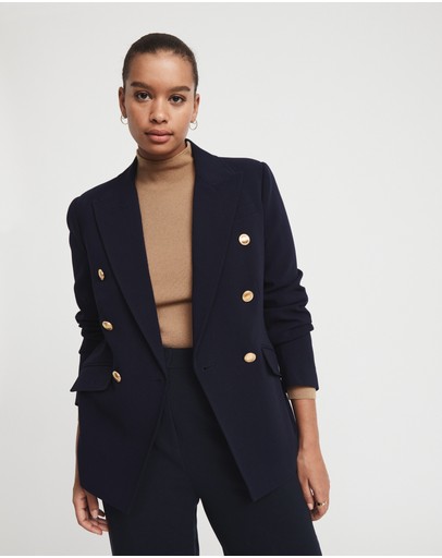 Witchery Cropped Double Breasted Blazer