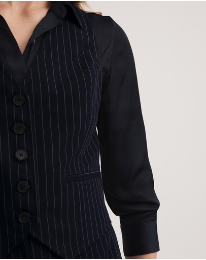 Witchery Pinstripe Waistcoat