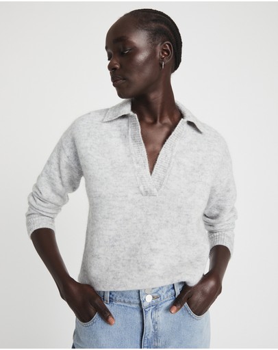 Witchery Henley Lofty Knit