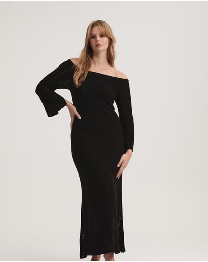 Witchery Crochet Off Shoulder Dress