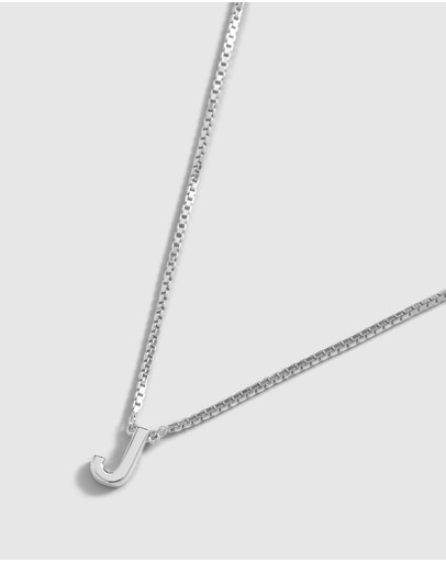 Witchery Sterling Silver Initial Necklace