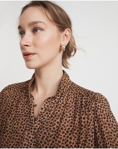 Witchery Animal Print Blouse