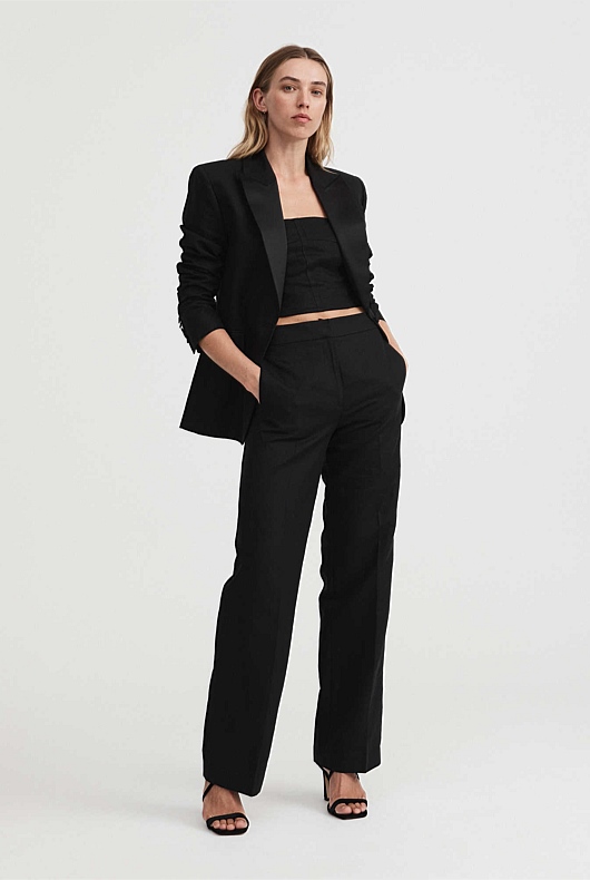 Seam Detail Bodice - Black