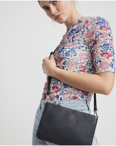 Witchery Raya Pebbled Crossbody Bag