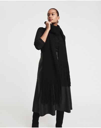 Witchery Tassel Knit Scarf