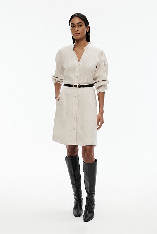Hemp Utility Dress - Flax