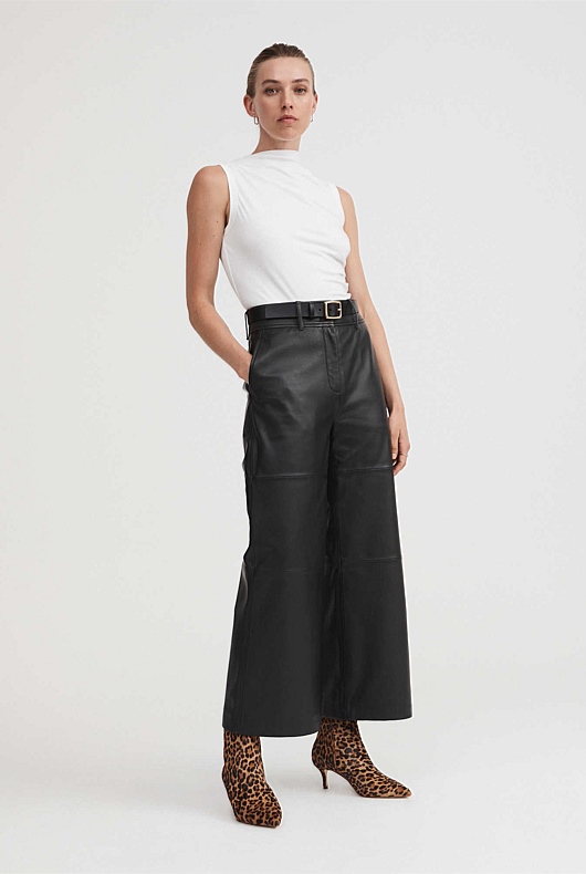 Textured 65mm Heeled Boot - Ocelot Print