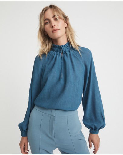 Witchery Gathered Raglan Blouse