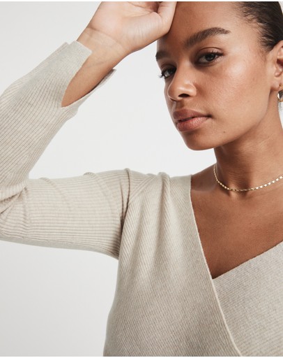 Witchery Wrap Front Knit