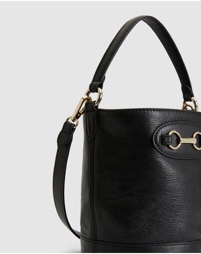 Witchery Uma Leather Bucket Bag