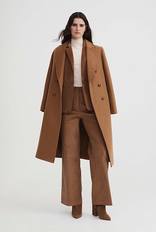 Cotton Cord Trouser - Camel