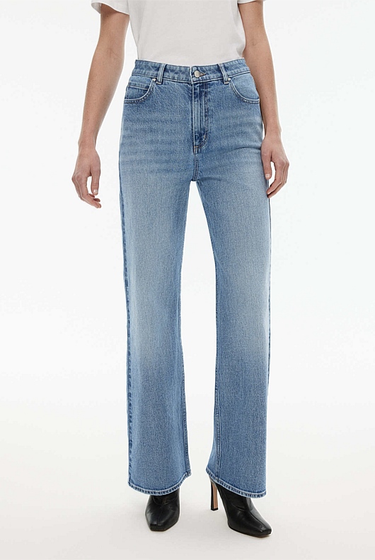 Super High Rise Jean - Vintage Wash Denim